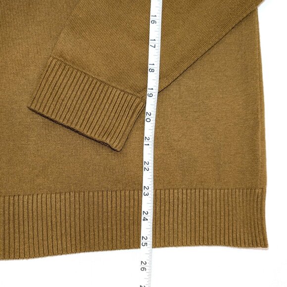 Everlane Men’s | Organic Cotton "No-Sweat Full Zip Sweater" Tapenade Tan | Large - Picture 10 of 11
